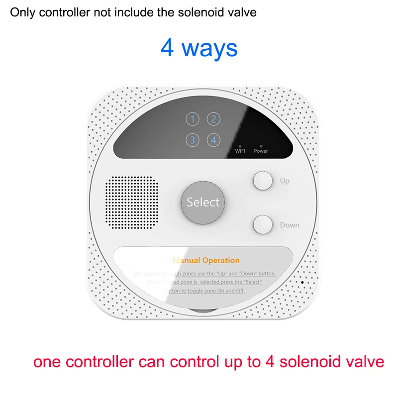 Imagem -02 - Controlador de Irrigação Inteligente Wifi Válvula de Água Temporizador de Irrigação Sistema de Rega Wi-fi