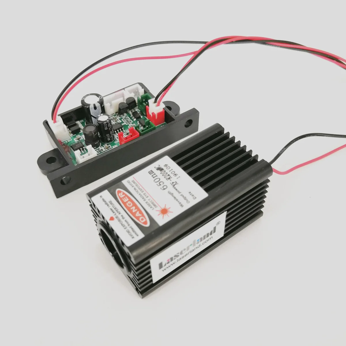 Fat Beam 200mW 650nm Red Dot Focusable Laser Diode Module TTL