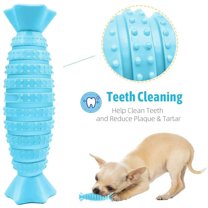 Benepaw Durable Candy Shaped Dog Chew Toys Interactive Fashion Nontoxic Pet Bone For Small Medium Dogs Teething Puppy Game Play