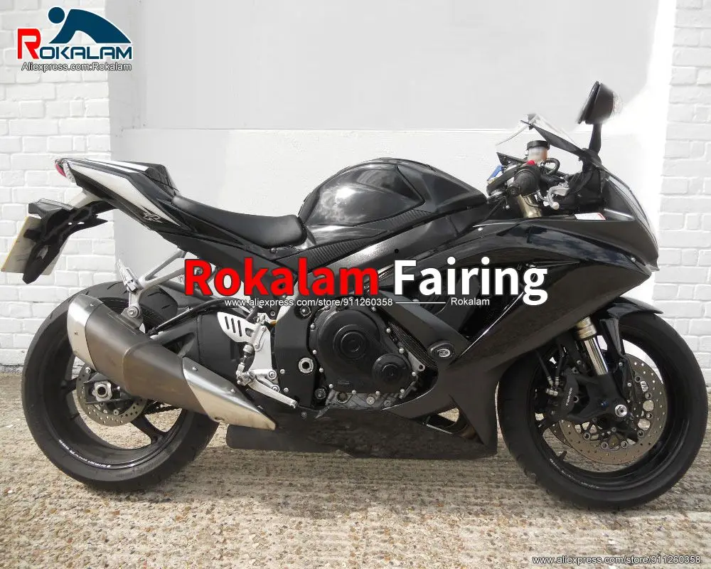

For Suzuki K8 GSXR600 GSXR750 2008 2009 2010 All Black Sport Motorcycle Aftermarket Fairing (Injection Molding)