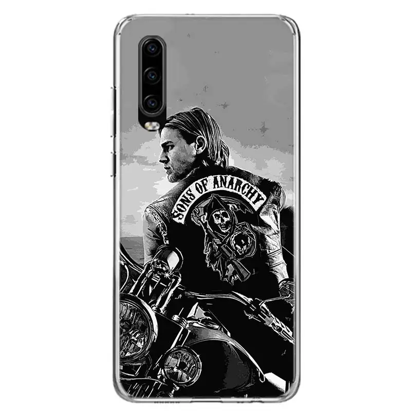 American TV Sons of Anarchy Phone Case For Huawei P30 Lite P40 P20 Pro P10 P50 Mate 40 30 20 10 Art Customized Soft Cover Fundas