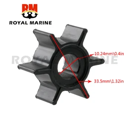 369-65021 impeller For Tohatsu 4HP 5HP HANKAI 5HP 6HP outboard motor 2 stroke 369-65021-1 Mercury 4HP 5HP 47-16154 369-65021-0