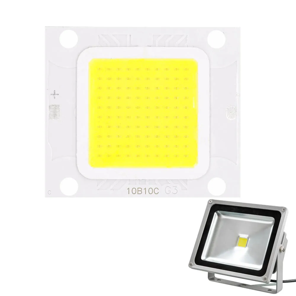 LED COB Chip 30W 20W 10W Super Power 100W 70W 50W For DIY Floodlight Spotlight Bulbs Diode LED Ceiling Light Source White