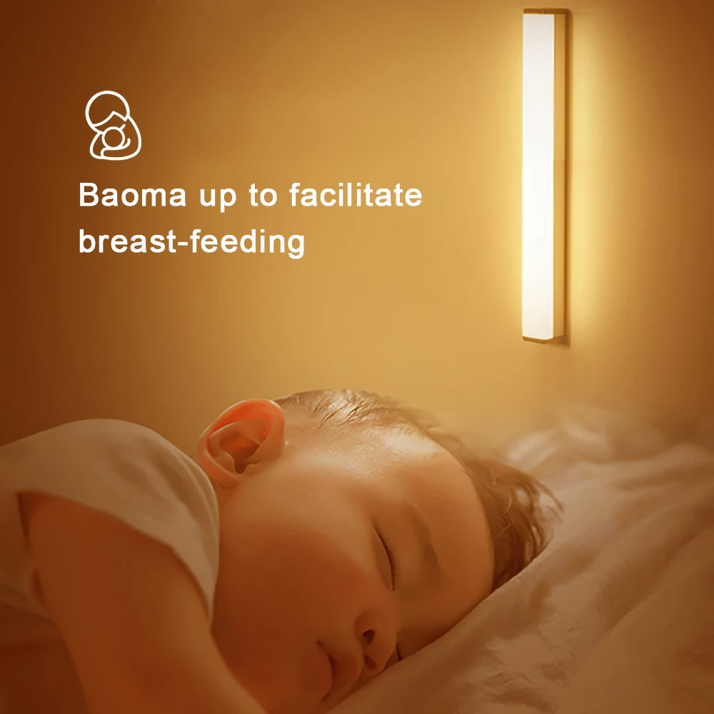 10 LEDs PIR Motion Sensor Wireless Smart LED Night Lamp Bedroom Decor For Kitchen Stairs Wardrobe Cabinet Lamp Emergency Lightin