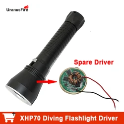 1PC LED Lặn Flaslight Driver 8.4V Mạnh Mẽ Vô Cấp Mờ Driver Cho XHP70 XHP70.2 LED Đèn Pin đèn pin Bóng Đèn