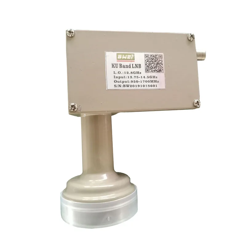 Newest Style Ku Band Single Output Lnb 9GHz 12.8G High Power Full HD TV Receiver Receive Satellite Signals High Efficiency