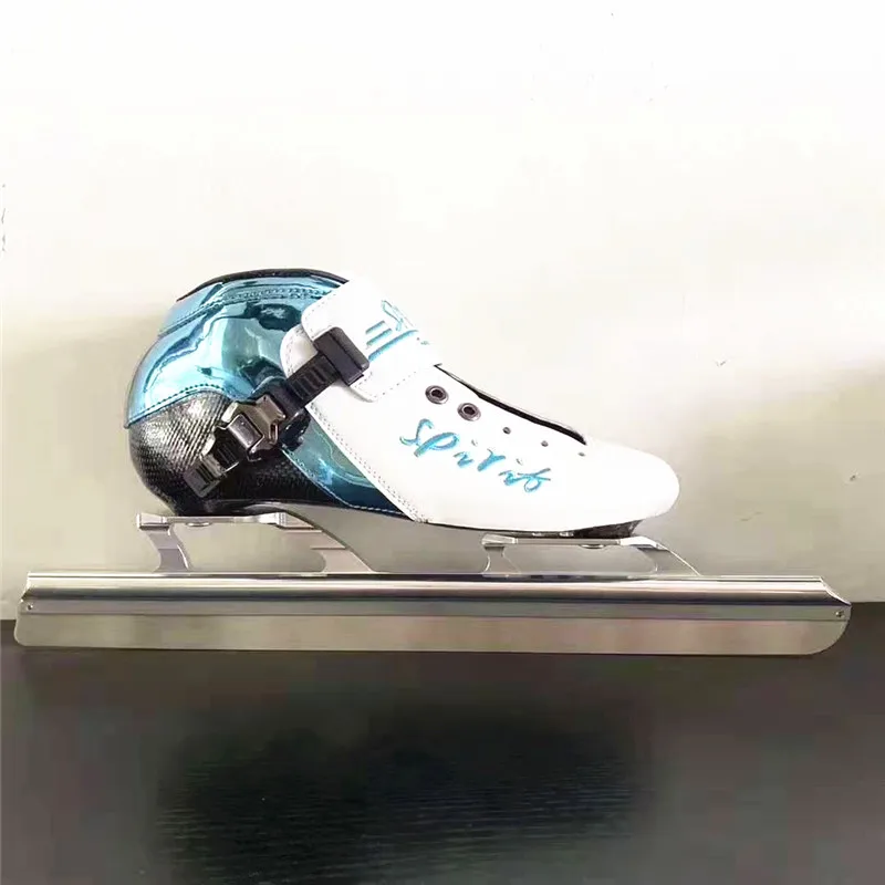 Ice Skating Shoes for Ice Ground Inline Skates Patines Big Track Race Skiing 62 HRC Ice Blade Knife 380 410 430 Carbon Fiber