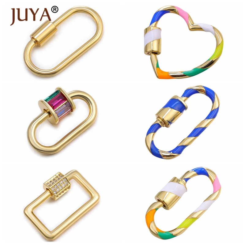 Necklace Bracelets DIY Clasps for Jewelry Making Supplies Women Spiral Clasp Hanging Chain Lock Hook Jewelry Materials Findings