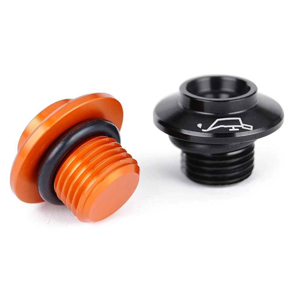 For KTM RC 125 390 DUKE 2014-2019 Motorcycle Crankcase Cap CNC Engine Oil Filler Screw Cover Plug M16*1.5 For KTM Duke 125 200