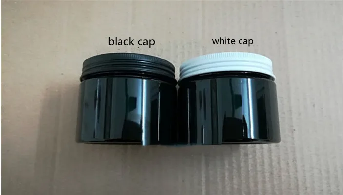 10/30/50pcs 120/150ml Empty Plastic Black Cosmetic Jars Makeup Container Black Jar Face Cream Sample Pot Container