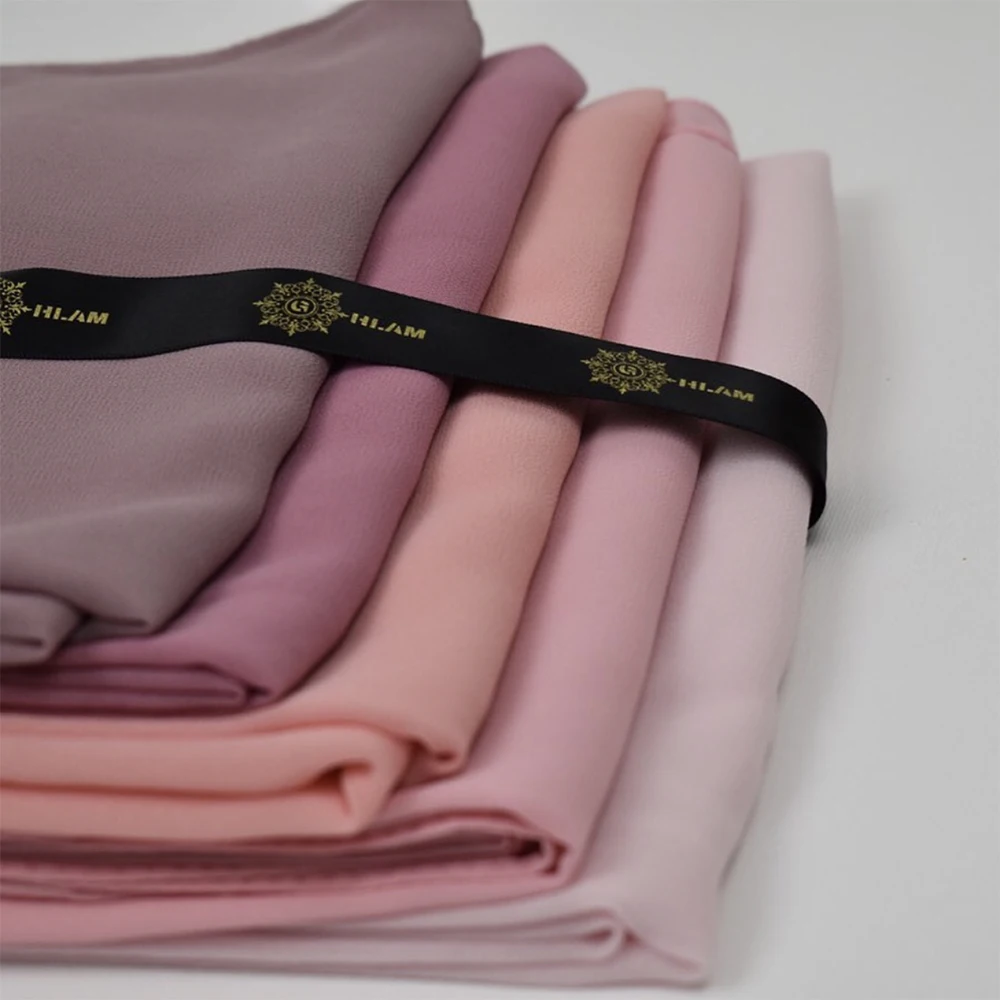 Hijab Scarf 72*175cm Plain Chiffon Scarves For Women Muslim Fasion Islam Clothing Headscarves Shawl For Ladies Headwrap Ramadan