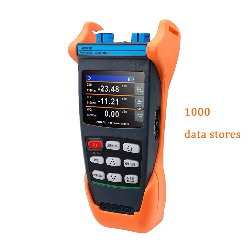 

Tribrer EPN80 Version Handheld EPON/GPON PON Fiber Optical Power Meter Cable Tester Measurement Tools EPN70 Upgraded version