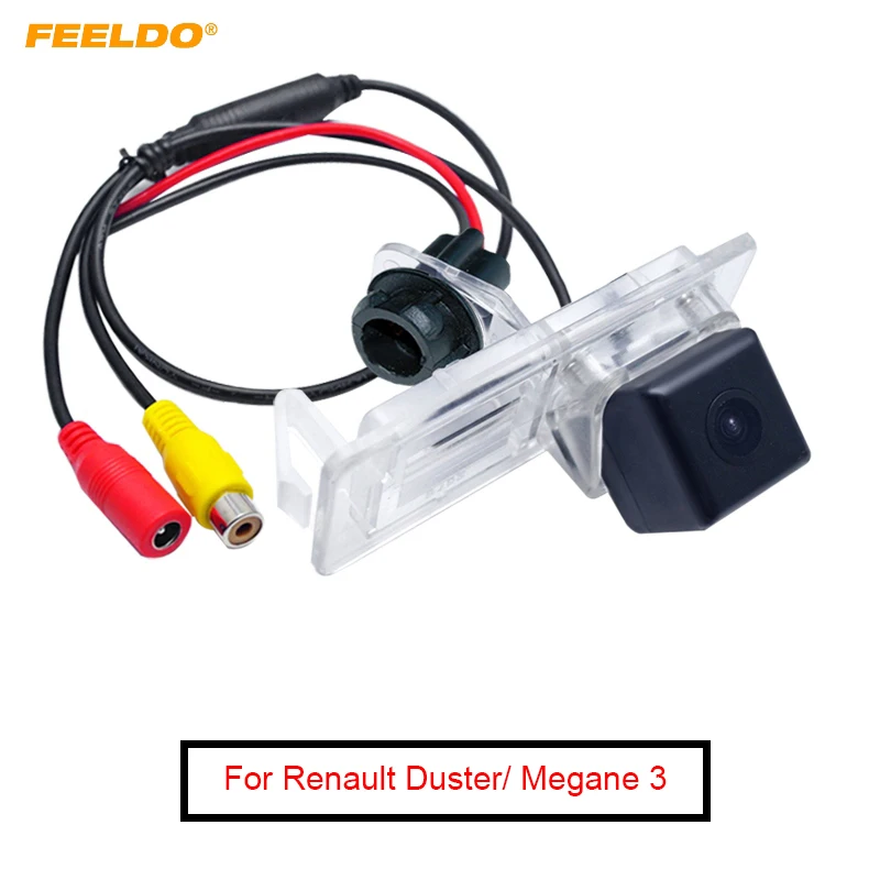 

FEELDO 1Set Car Backup Rear View Camera For Renault Fluence (09-15)/Dacia Duster(10-16)/Megane 3/Nissan Terrano(10~14) #MX4505