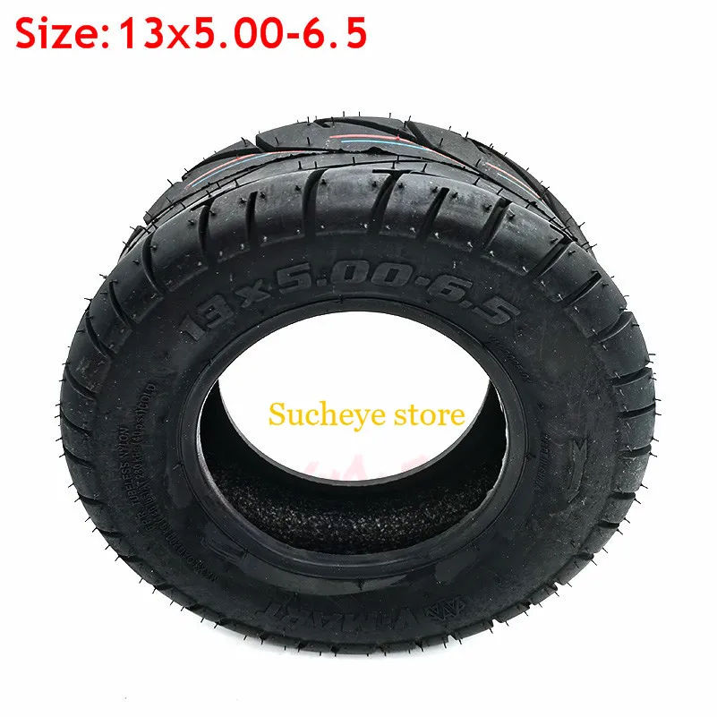 13 Inch Tubeless Tyre 13x5.00-6.5 for Go-Kart Scooters Motorcycle FLJ K6 Tire Vacuum  Wheel Scooter 13*5.00-6.5