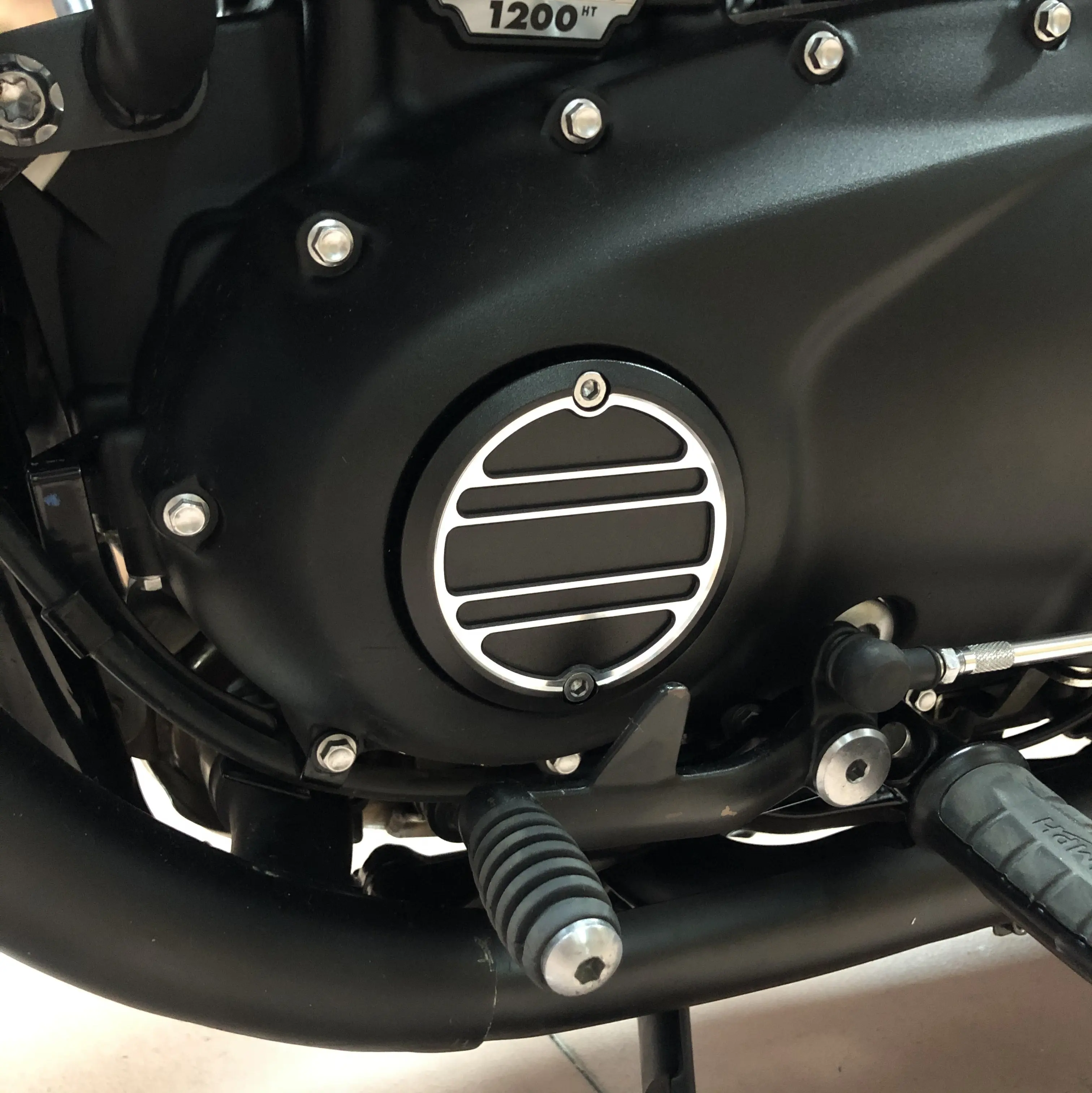 Motorbike Clutch Badge Acg Inspection Cover For Triumph Street Twin Bonneville T100 T120 Bobber Thruxton Scrambler 2016-2019