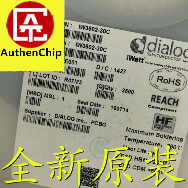 10 pçs 100% original novo em estoque IW3602-30C 3602-30c led escurecimento driver chip smd sop8