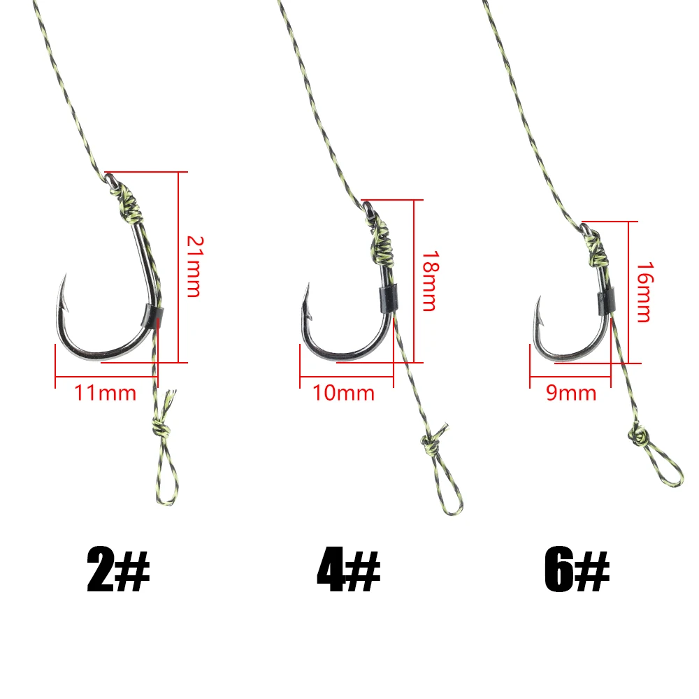 Hair Rig W.P.E. para Carpa – Montaje Profesional 2/4/6 - imagen 4