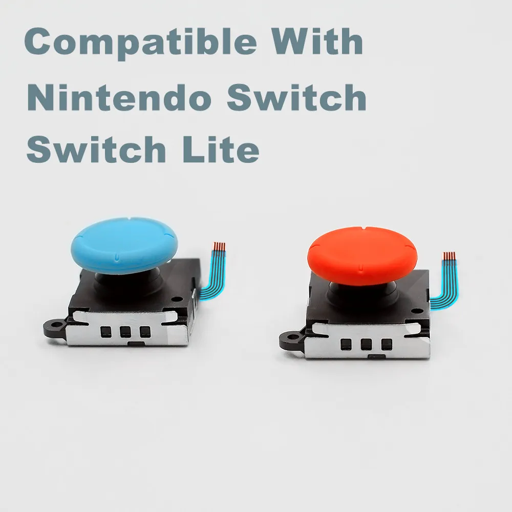 Оригинальный аналоговый джойстик Запчасти для авто Для Nintendo контроллер Switch Joy-Con для Nintendo Switch 3D ThumStick ремонт рокер Кепки для Switc Lite