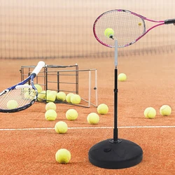 Single Adjustable Tennis Ball Exercise Trainer Professional Tennis Swing Training Beginners Self-Study Practice Rebound Tool