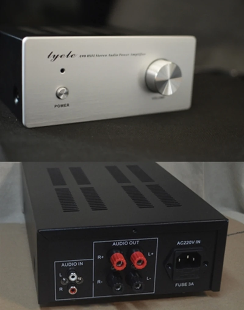 KYYSLB A90 185*80*198MM Nhôm Bảng Điều Khiển Bộ Khuếch Đại Công Suất Khung Xe Màu Preamp Khuếch Đại Ốp Lưng Vỏ