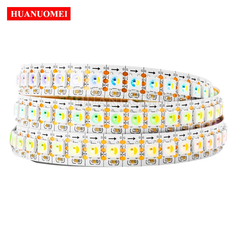 

2M 144LEDs/m SK6812 RGBW LED Pixel Strip Light 5V,144Pixels/m with WS2811 IC built-in 5050 SMD LED,White PCB,Non-waterproof IP20