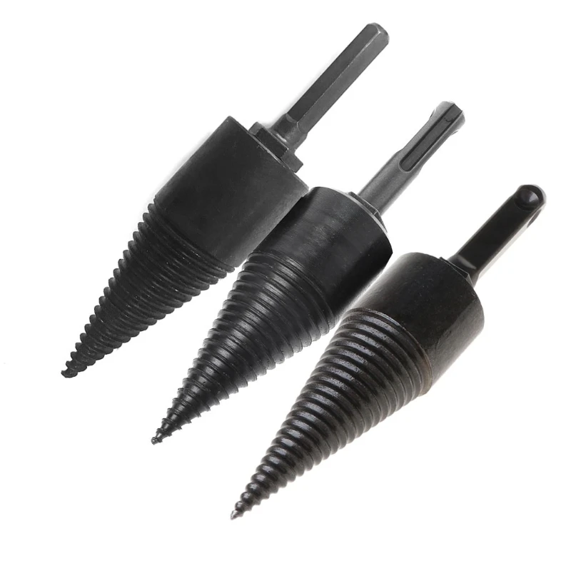 Legna da ardere Macchina di Legno Trapano Cono Alesatore Pugno Driver Punta Del Trapano Split Utensili di Foratura 130x32mm- qiang