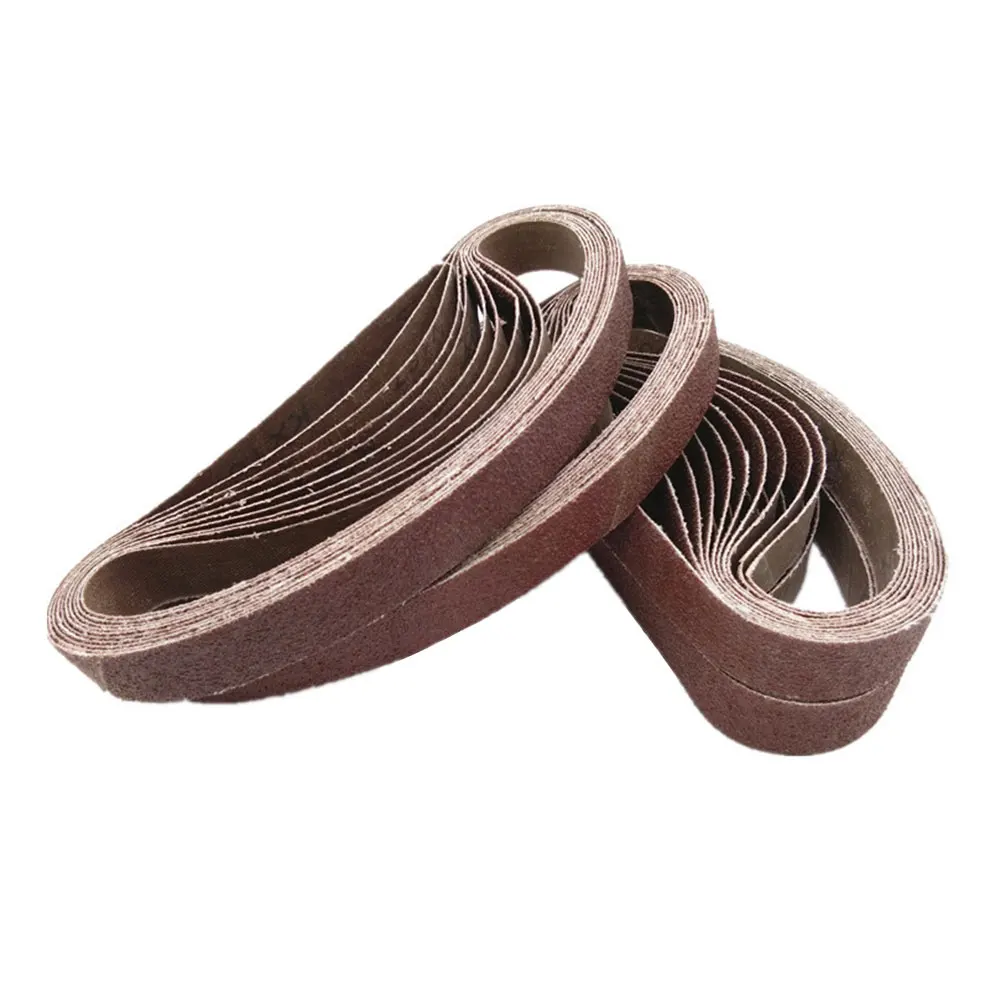 10pcs 80-1000 Grits Grinding Polishing Replacement Sanding Belt Grit Paper For Angle Grinder Machine 40x680mm