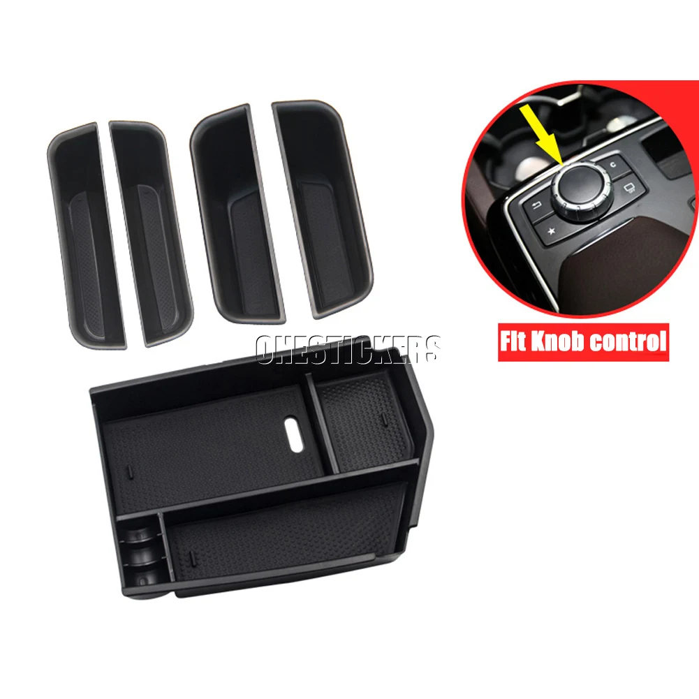 For Mercedes Benz GL GLS ML GLE Class W166 C292 X166 LHD Car Accessories Door Glove Box Central Armrest Storage Box Organizer