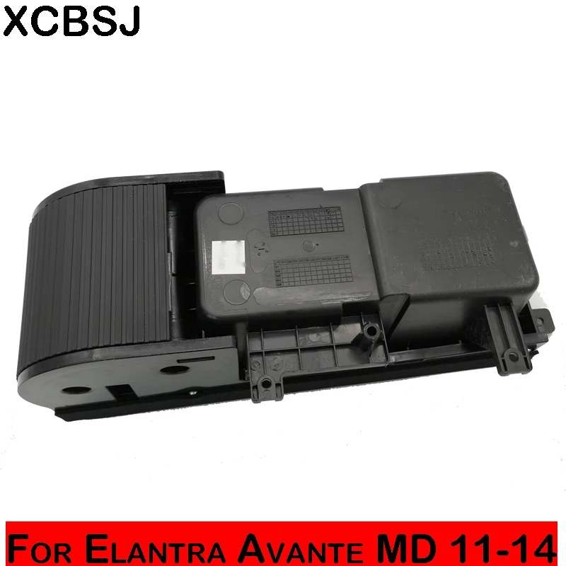 Push-pull lid drink cup holder central armrest storage box front console cup holder assembly For Hyundai Elantra Avante MD 11-14