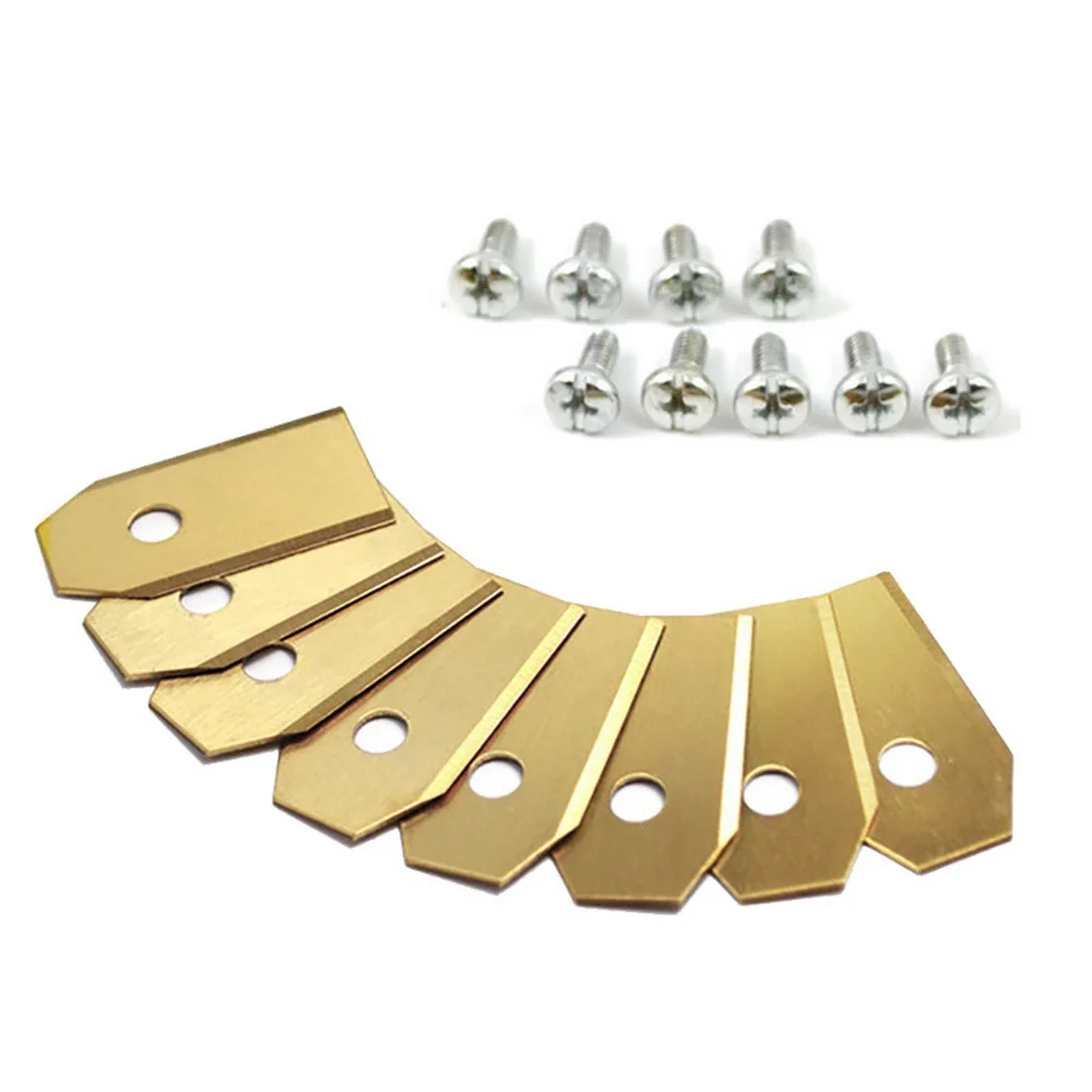 Imagem -02 - Lâmina de Substituição do Cortador de Robô Durável Lâmina Anti-ferrugem para Husqvarna Cortador de Grama de Jardim Novo 35*18*0.75 mm 30 Pcs