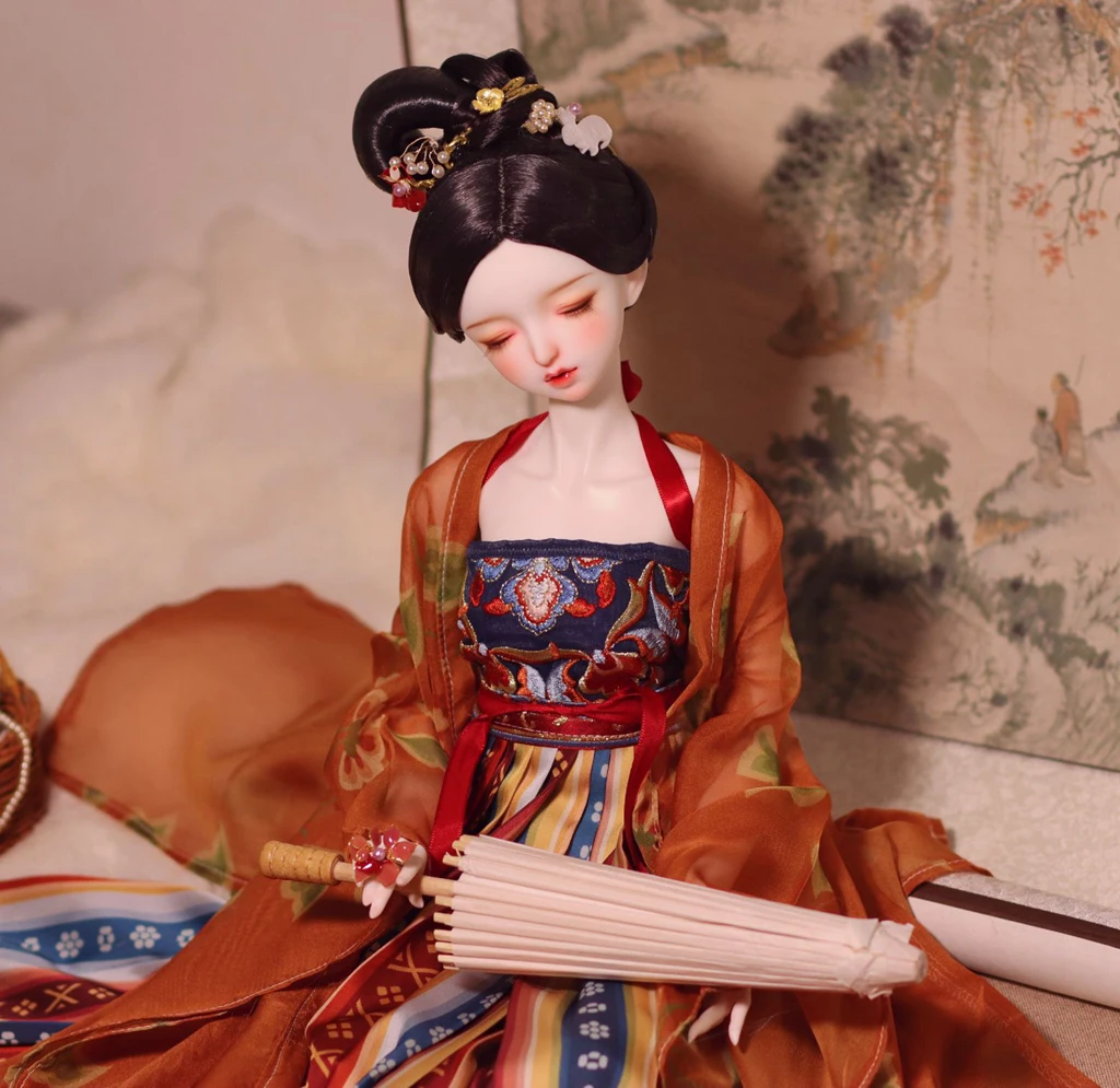 1/4 1/3 مقياس BJD زي القديمة فستان جنية رداء الصينية Hanfu ل BJD/SD MSD SD13 فتاة كبيرة ملابس دمى اكسسوارات C0719