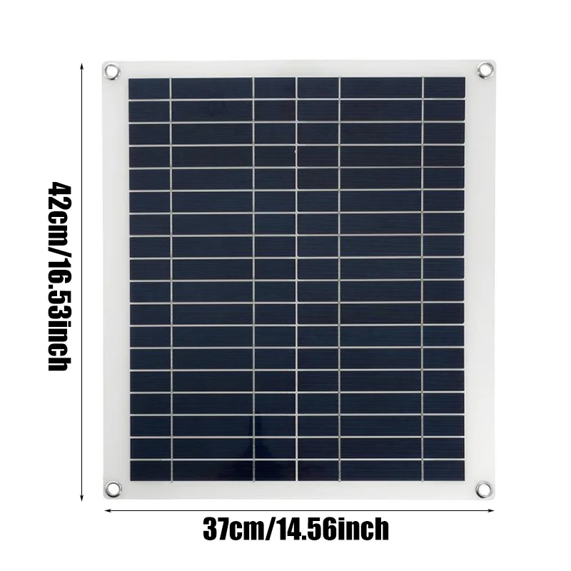 50W 18V Solar Panel Kit Ulti-dünne Sonne Power Lade Board Dual Ausgang DC USB Touring Auto moible Telefon Solar Zellen Generator