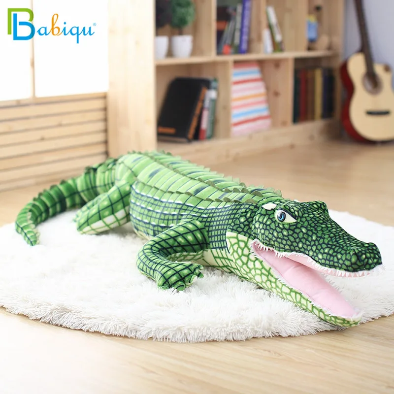 105/165cm Animal relleno de la vida Real de cocodrilo de peluche de juguete simulación de cocodrilo muñecas Kawaii Ceative almohada para regalos de Navidad para niños