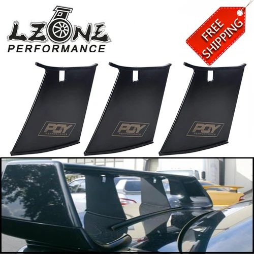 Envío Gratis estabilizador de soporte de alerón trasero para Subaru STi 04-07 con logotipo PQY JR-WSS01