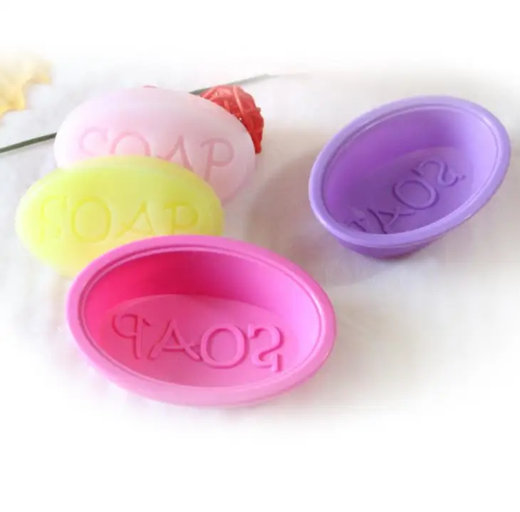 

500pcs Multi-function Soap Oval Diy Silicone Mold Soap Candy Cake Cake Decoration Baking Tool Silicone Mold SN785