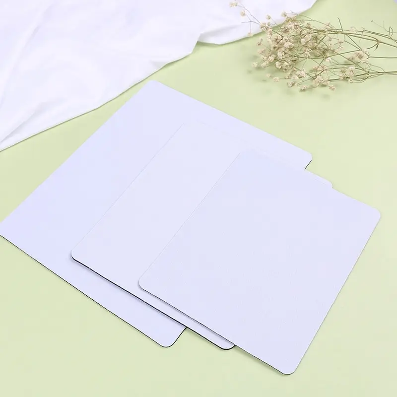 1x Weiße Maus Pad Matte Für Laptop Computer Tablet PC Gummi Maus Matte