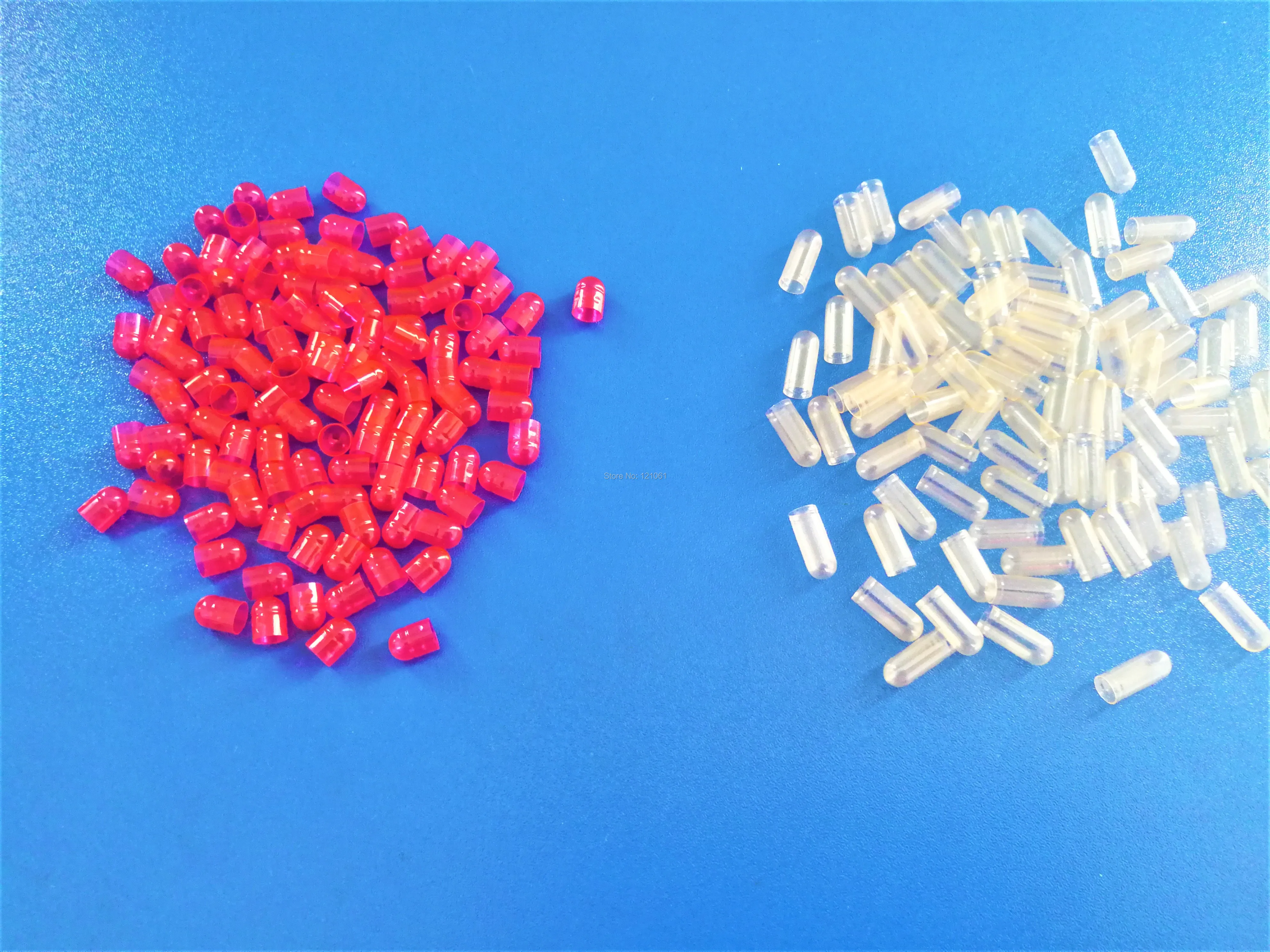 4# 5,000pcs!Pink Translucent-Clear Colored Gelatin Empty Capsule,empty capsules size 4,(Joined or seperated capsule available!)