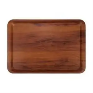 DOLBOVI Rectangle Slip-Resistant tray Wood Pattern Big size 43x61cm tray поднос plateau de service