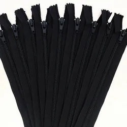 10-100pcs 5 # 20cm（8inch） Black Nylon Zipper Tailor Sewer Craft Handicrafts and FGDQRS