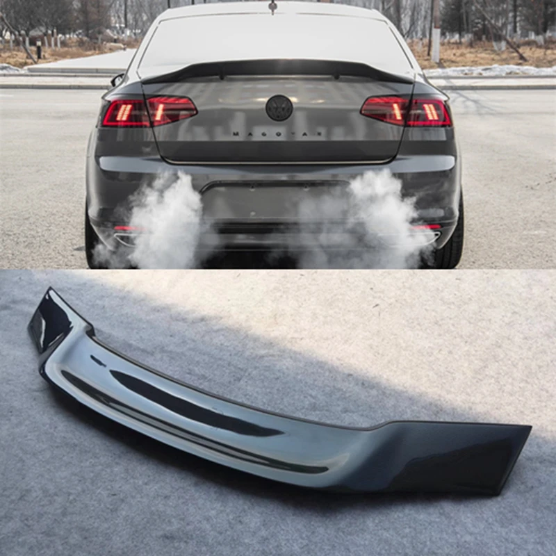 

For Volkswagen VW Magotan Passat B7 B8 2012-2018 Carbon Fiber Tail Wing Rear Trunk Spoiler Car R Styling