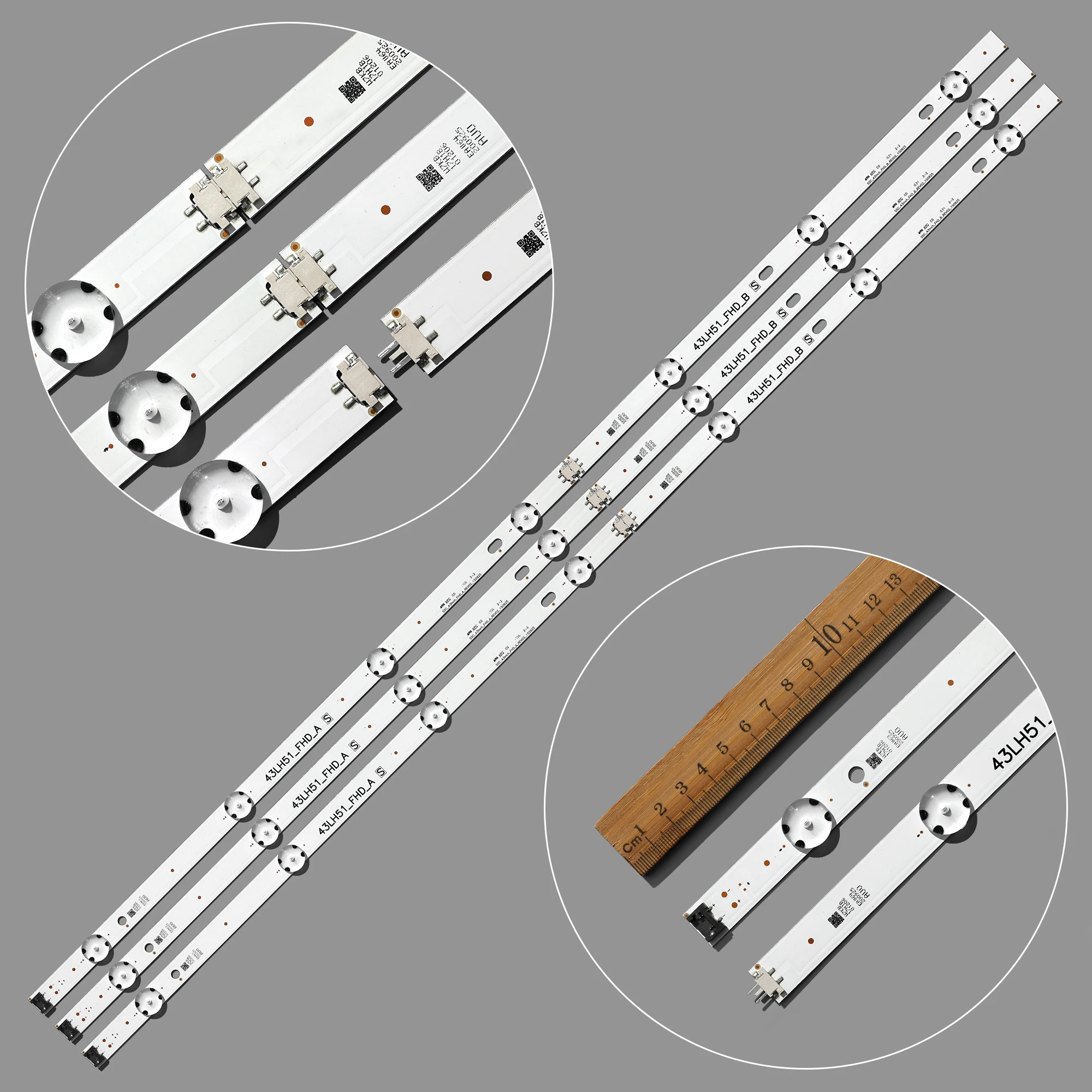 Listwa oświetleniowa LED (6) dla 43 lf510v 43 lf5100 43 lh5100 43 lh590 43 lj515v 43 lh520v 43 lh511t 43 lh570v lf51 _ fhd _ a B 43 lh51 _ fhd _ a B