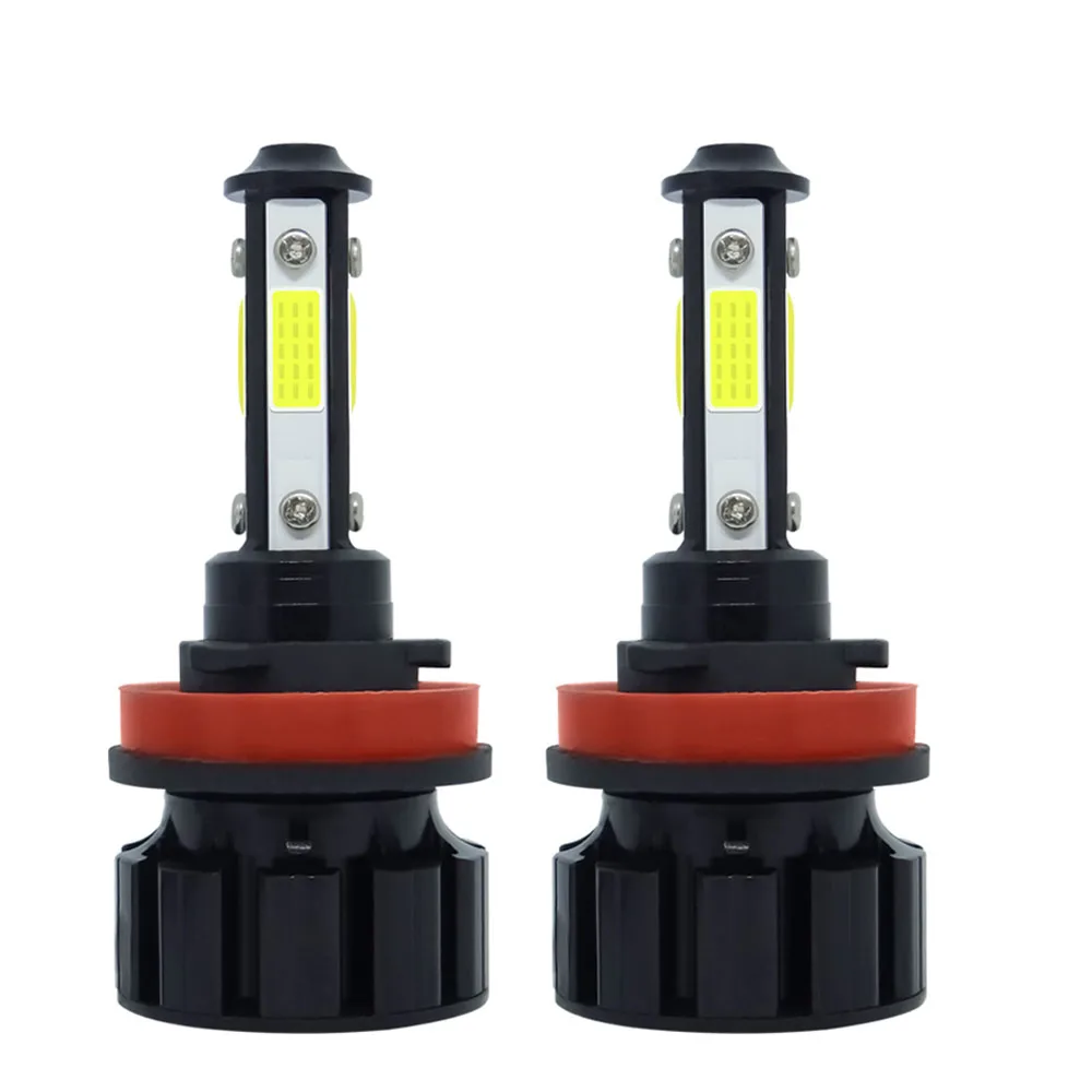 

2Pcs 16000LM 4 Sides H7 LED Headlight H1 Turbo H4 9005 HB3 9006 HB4 LED H8 H11 Bulb 6000K Lamp 360 Degree Diode Auto Fog Light