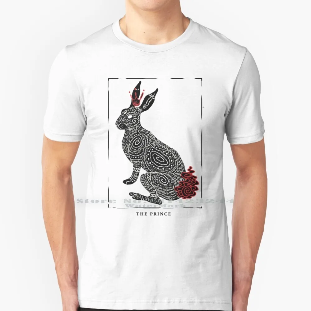 El-Ahrairah 100% Cotton T Shirt El Ahrairah Watership Down Lithograph Rabbit Hare Tee Short Sleeve Long Sleeve Gift