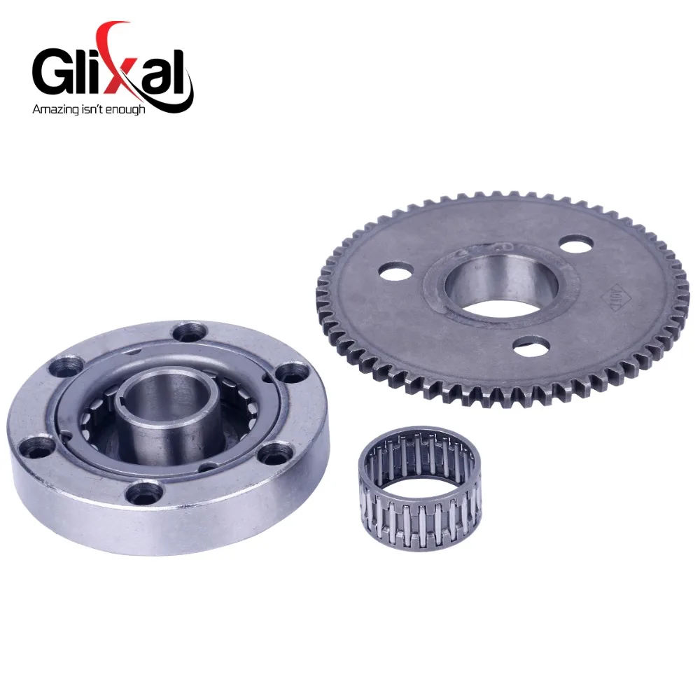 Glixal GY6 125cc 150cc High Performance Heavy-Duty Starter Drive Clutch 152QMI 157QMJ Scooter Moped ATV Go-Kart (20 Sprags)