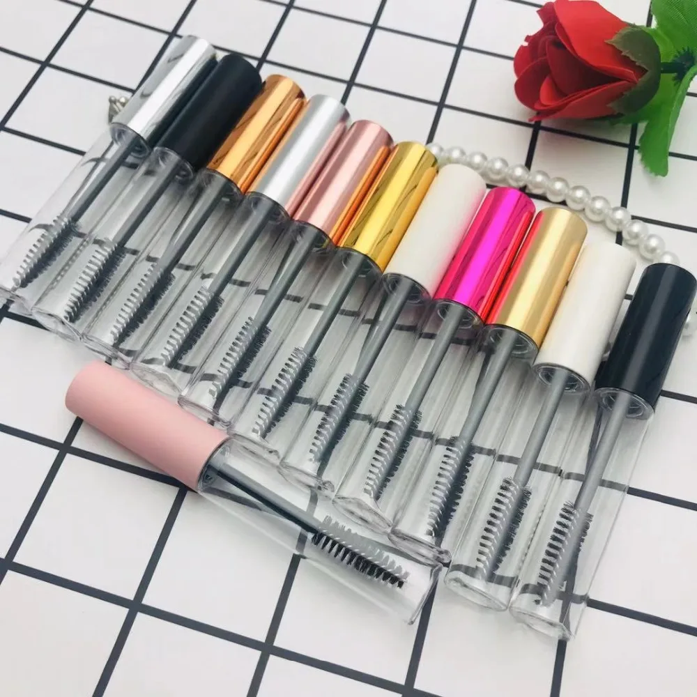 10/50/100 stücke 10ml Leere Mascara Container Lipgloss Rohre Eyeliner Flasche Lippenstift Kosmetische Verpackung Dosen Großhandel – Detail 14