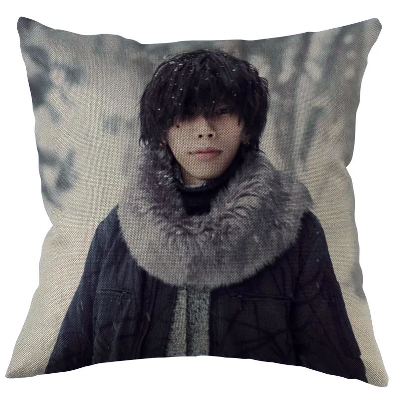 Yonezu Kenshi Cushion Pillow Tent,Office, Home Cotton Linen Zippered Pillowcase Family Home Accessories Customizable One Side