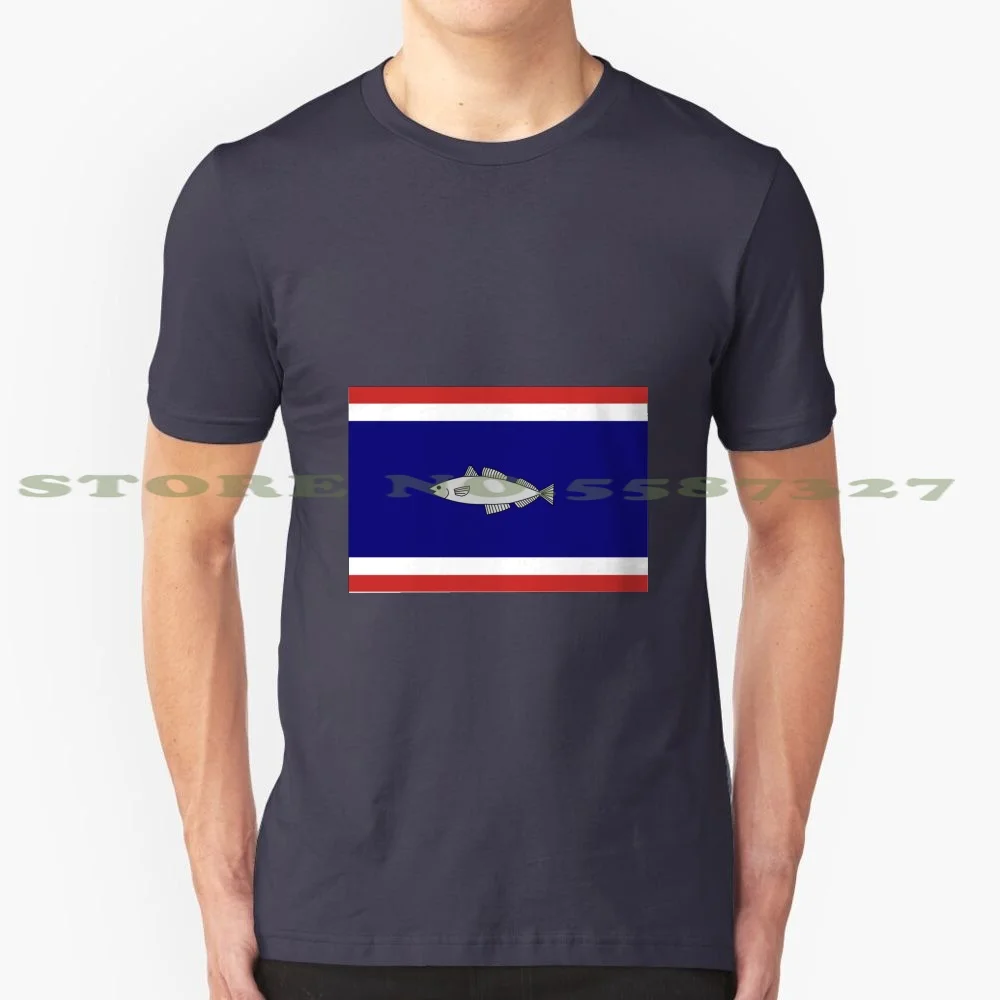 Flag Of Urk , Netherlands 100% Cotton T-Shirt