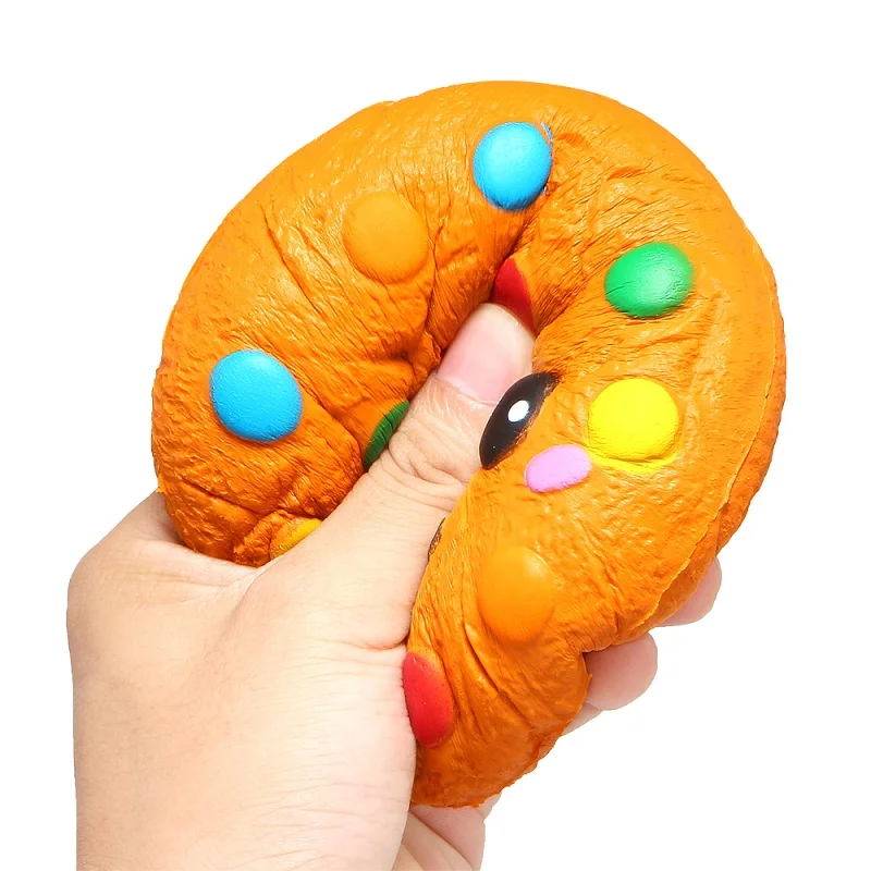 Pastel blando Jumbo para niños, comida, galleta de Chocolate, crema perfumada, juguete para aliviar el estrés de elevación lenta, regalo de fiesta