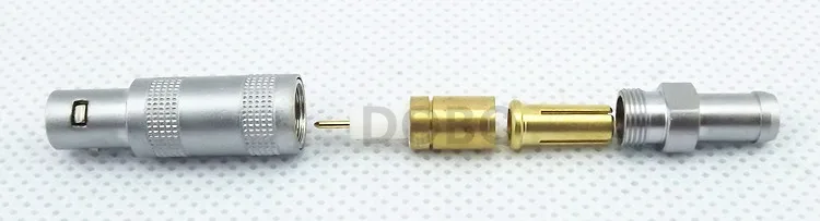 C6 Plug FFA.0S Male Ultrasonic Probe Line Connector Flaw Detector Nondestructive Testing Connector Connector