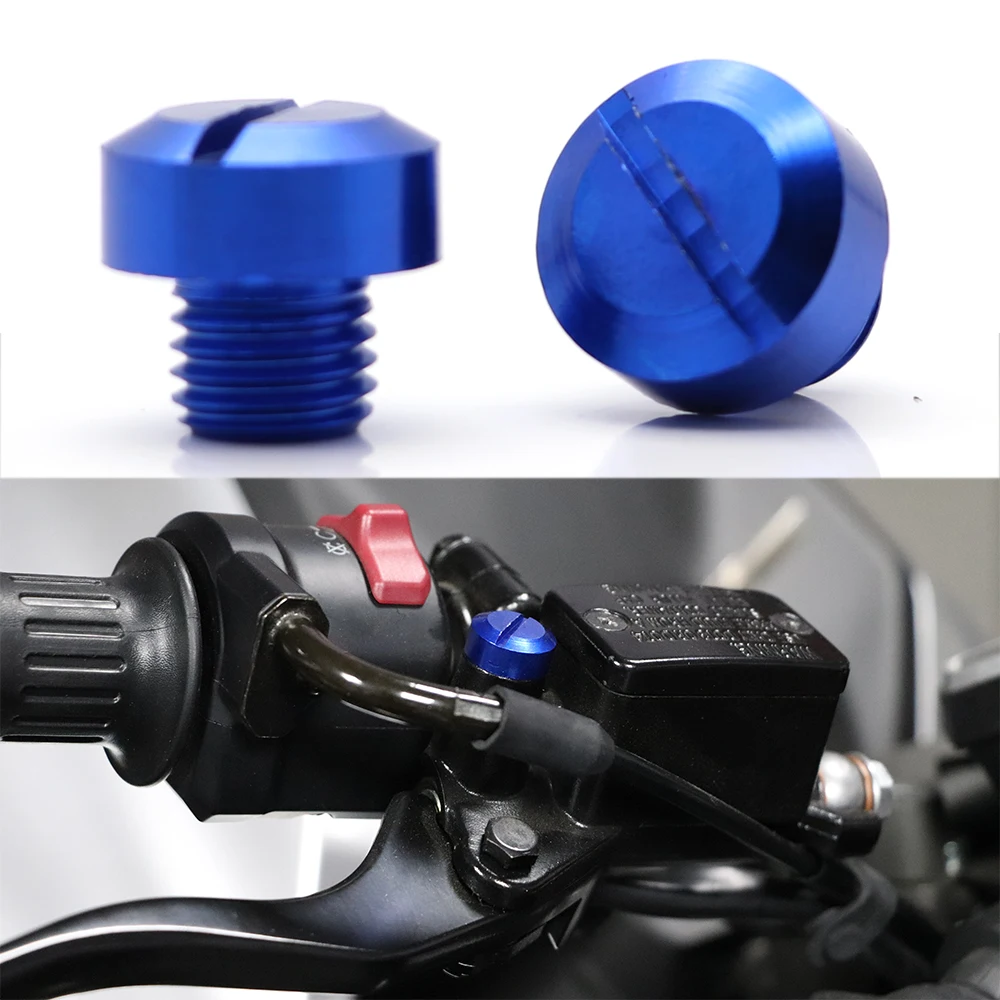 

10MM Motorcycle Universal CNC Aluminum Mirrors Hole Screws Plug Cap For Yamaha MT09 Kawasaki Honda For 390 Suzuki Modified